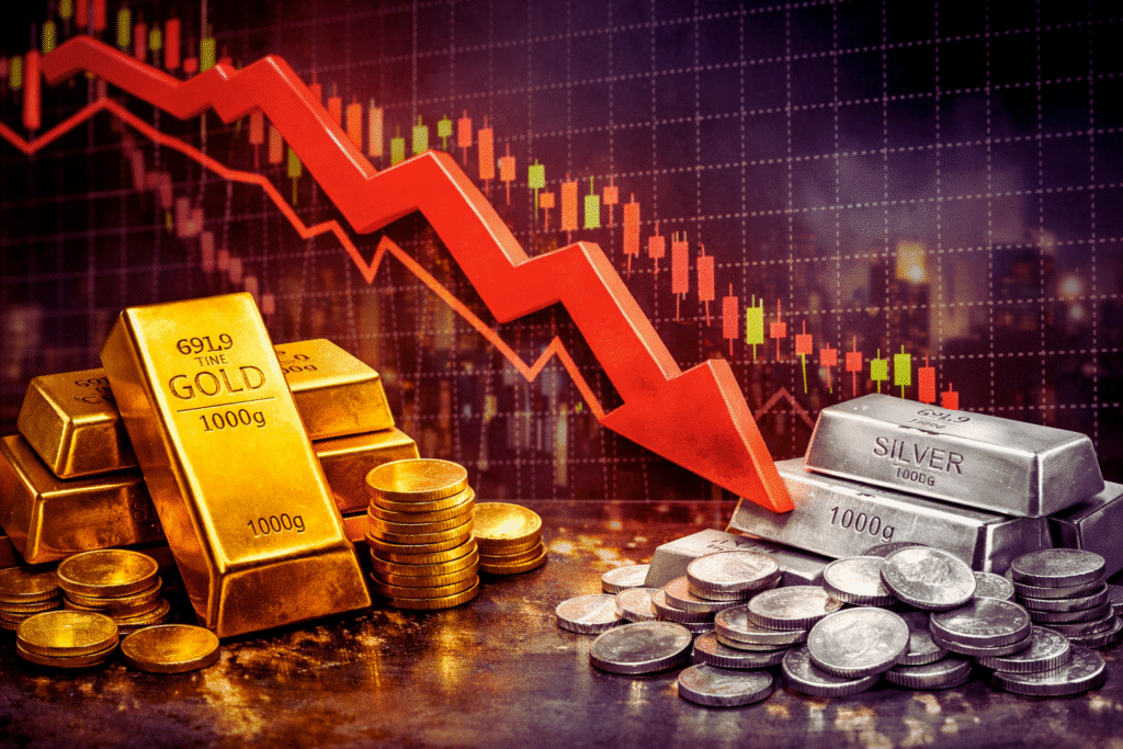 Gold-Silver Price Crash Today